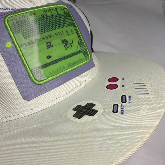 H&M Super Mario Land Game Boy Cap - Cream and Black - Picture 2 of 6